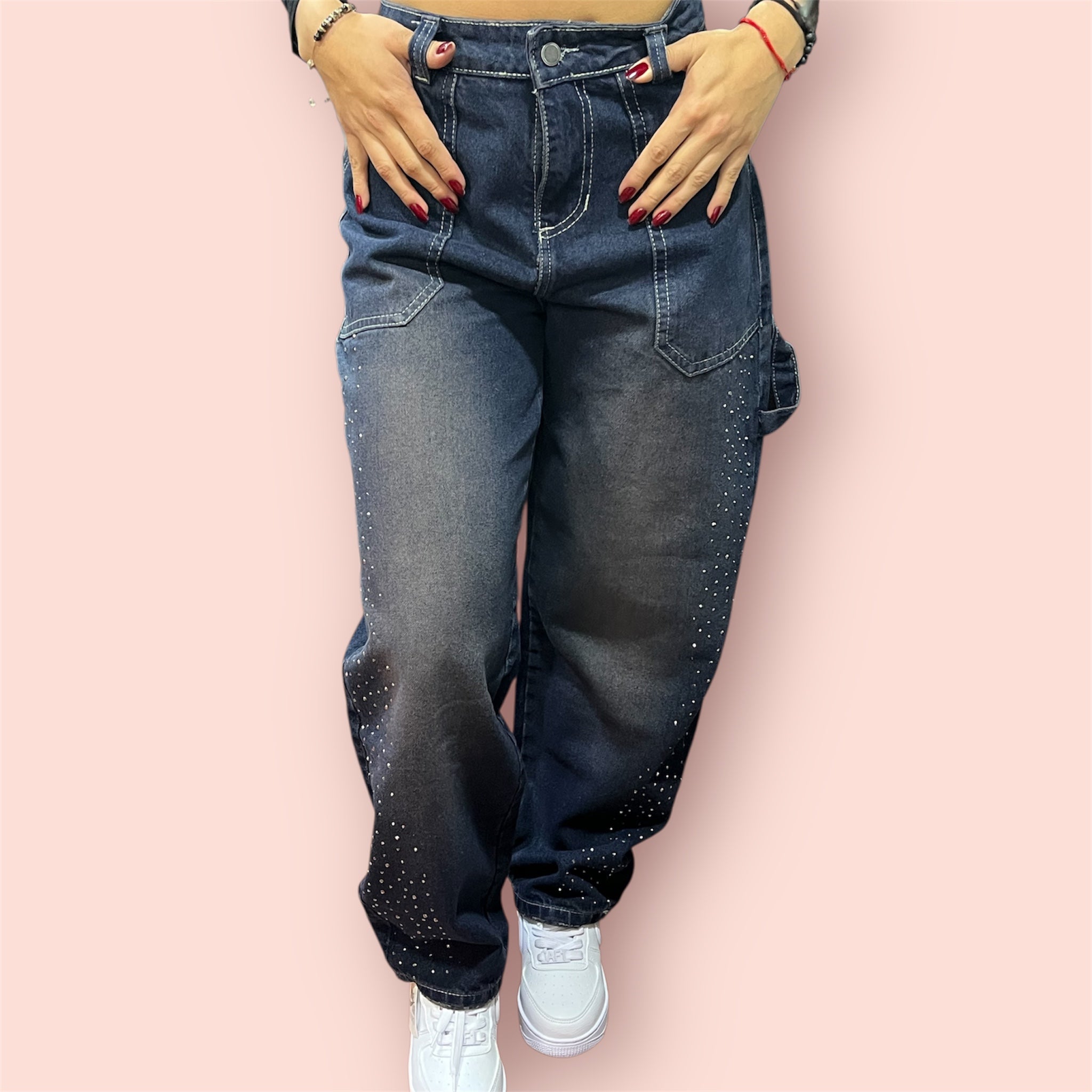 Baggyes Mujer con brillantes
