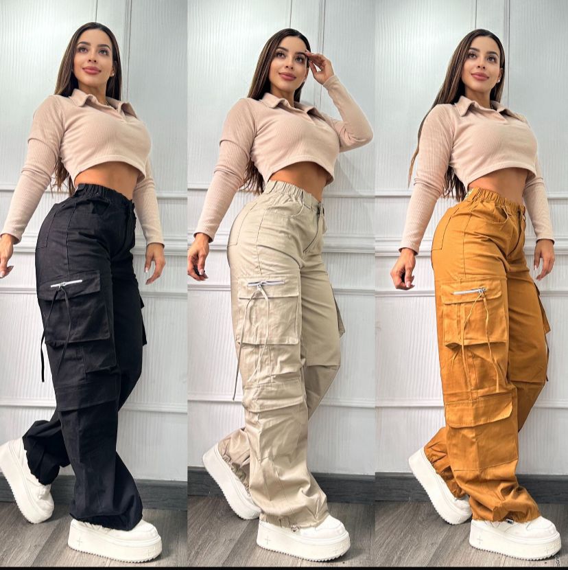 PANTALONES CARGO MUJER