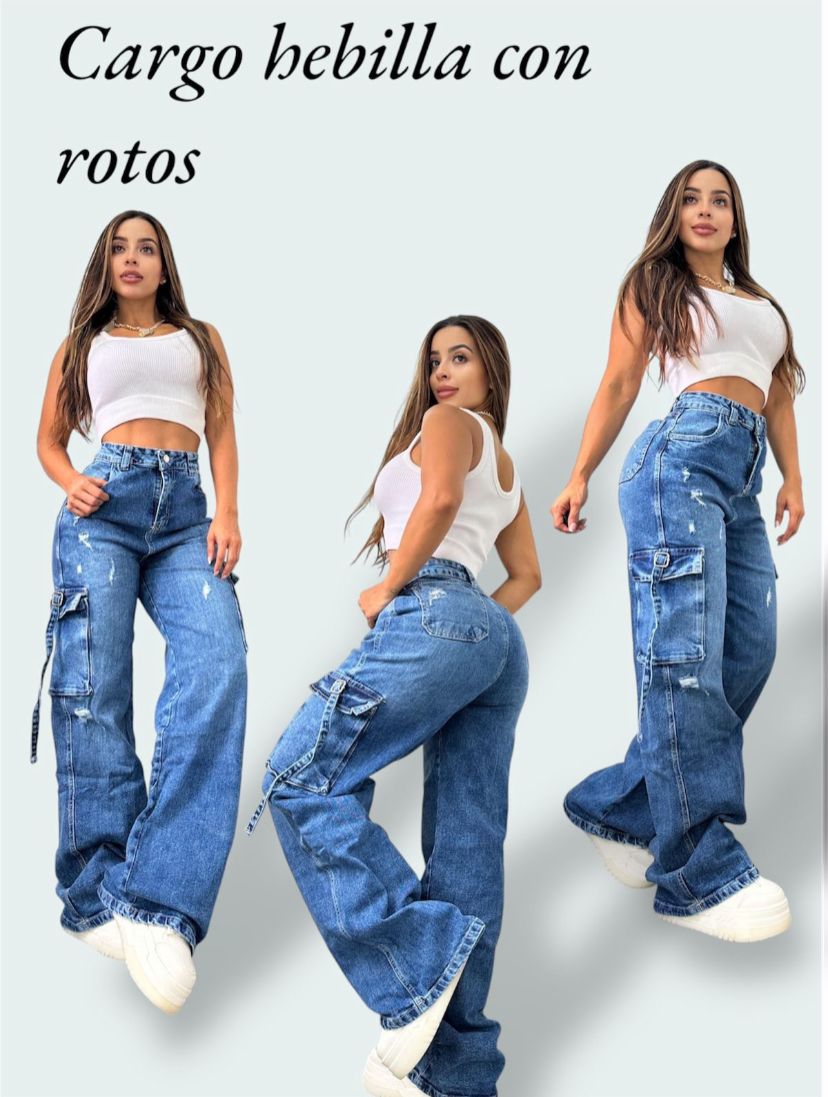 PANTALONES CARGO MUJER