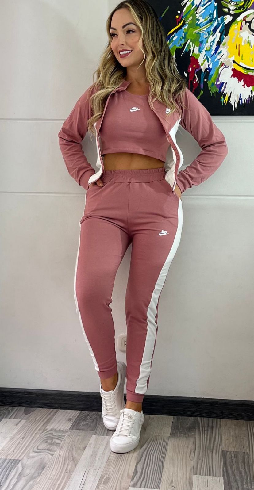 SUDADERA 3 PIEZAS DAMA