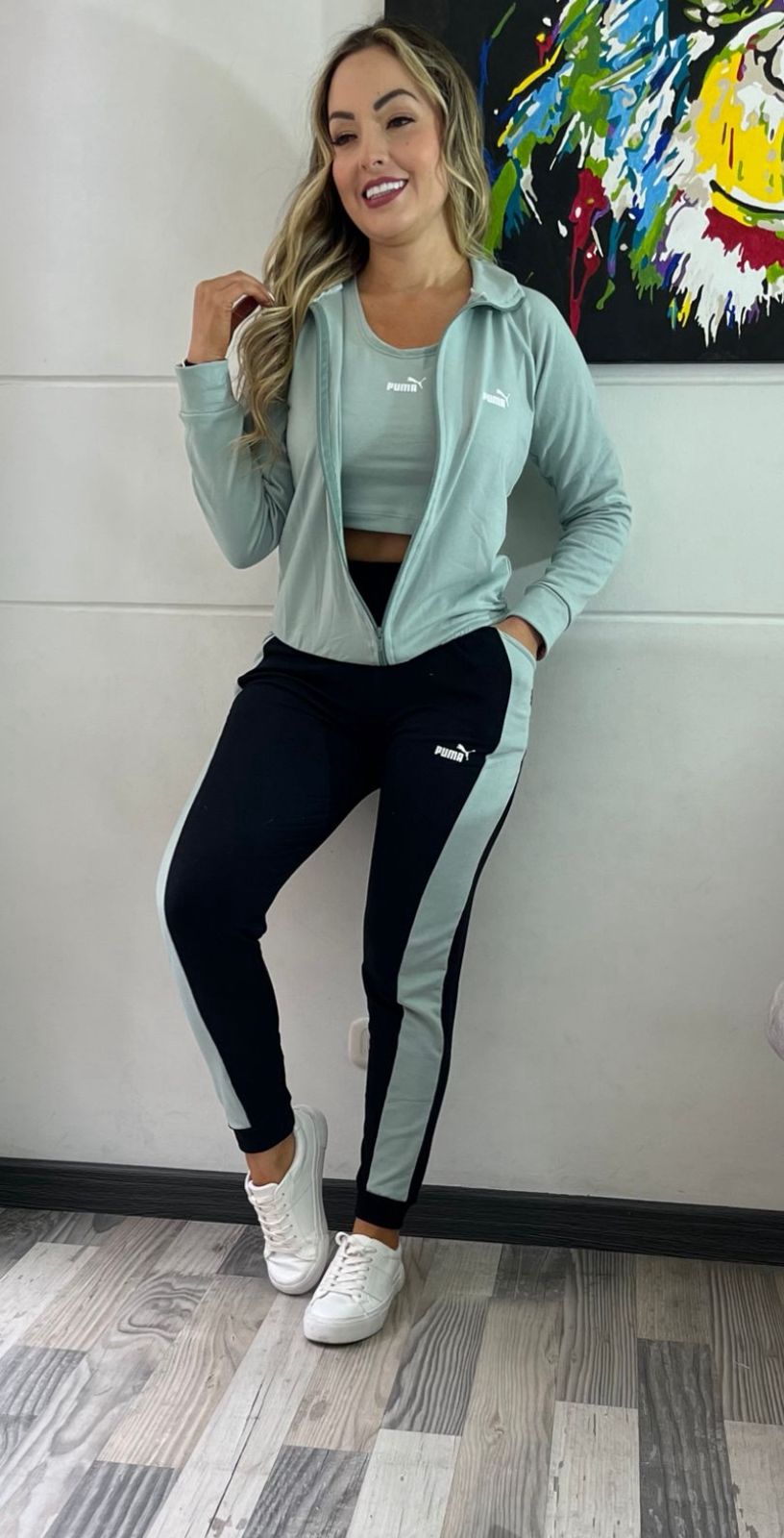 SUDADERA 3 PIEZAS DAMA